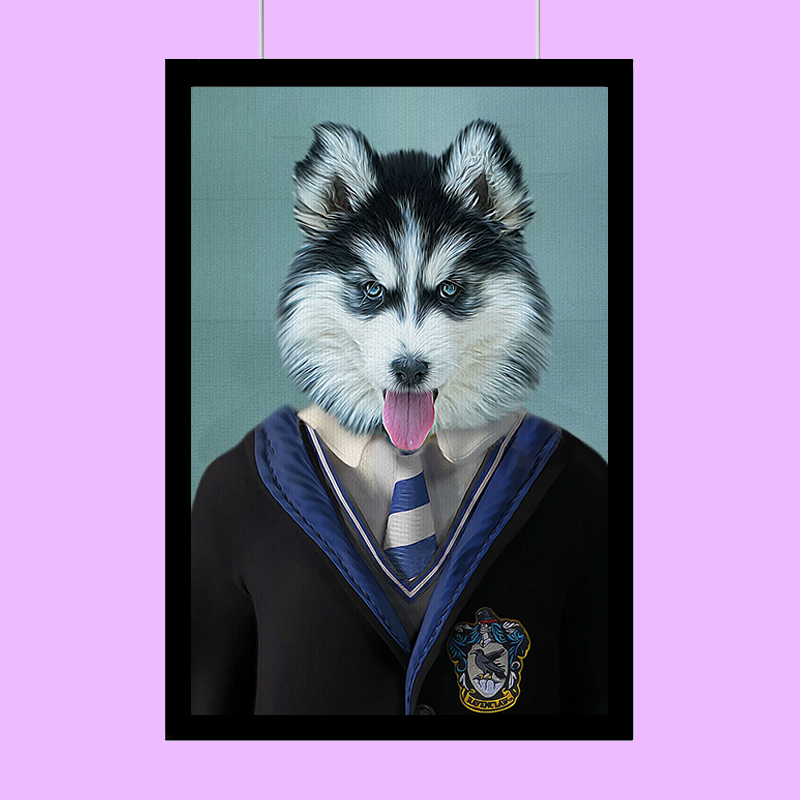 Harry Potter Raven Claw - Custom Pet Portrait